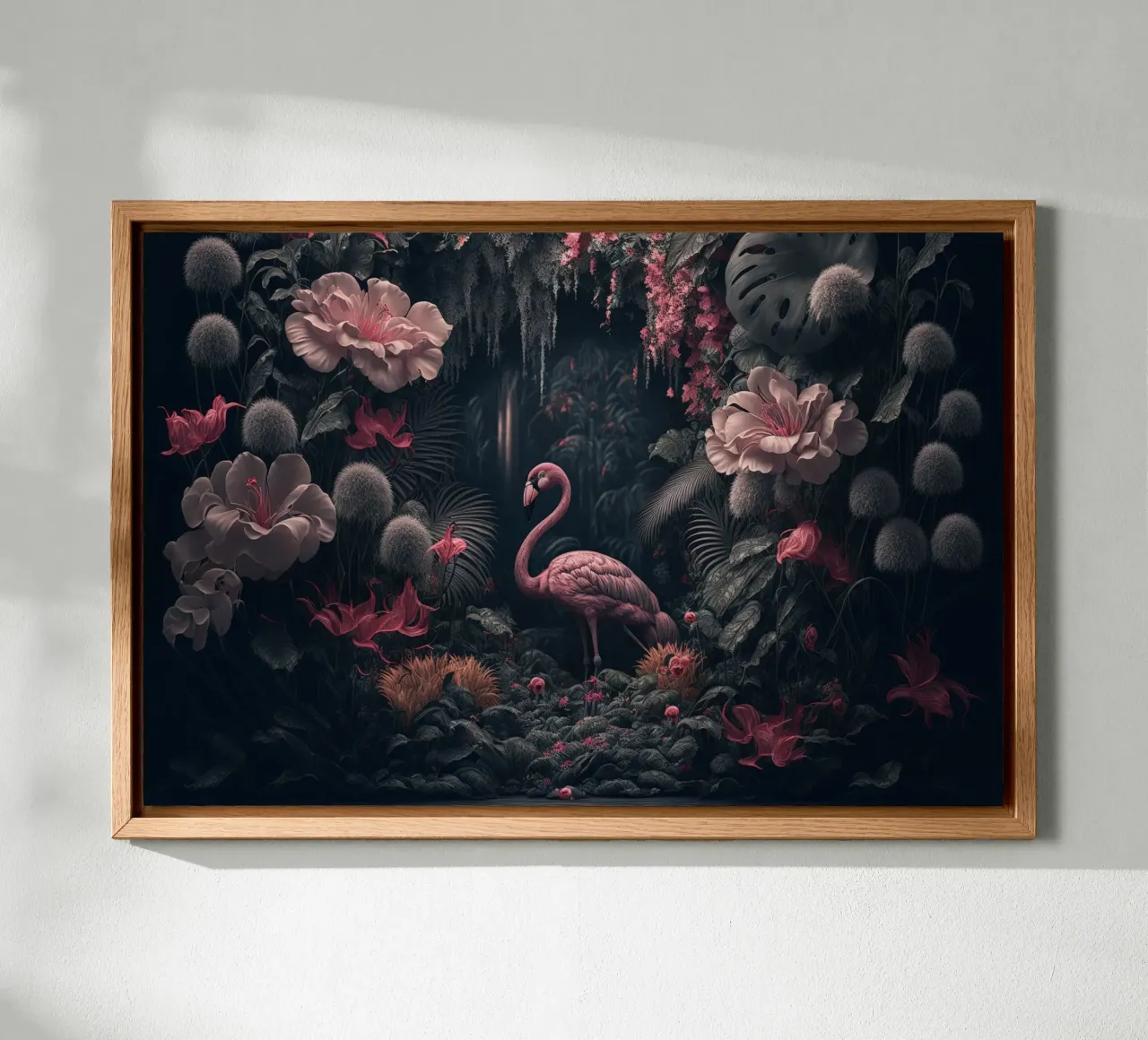 Muurkunst van Imagine canvas met Baklijst van Imagine