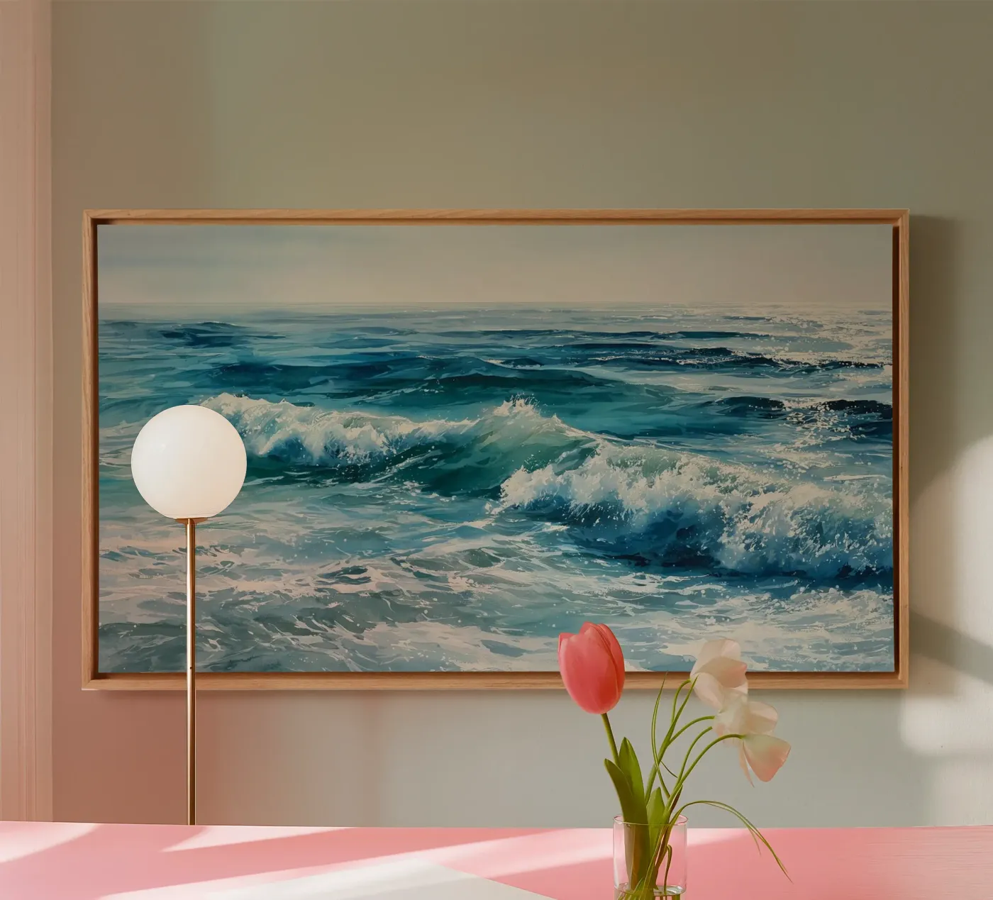 Sunlit Current canvas by Matthias Keller Studio