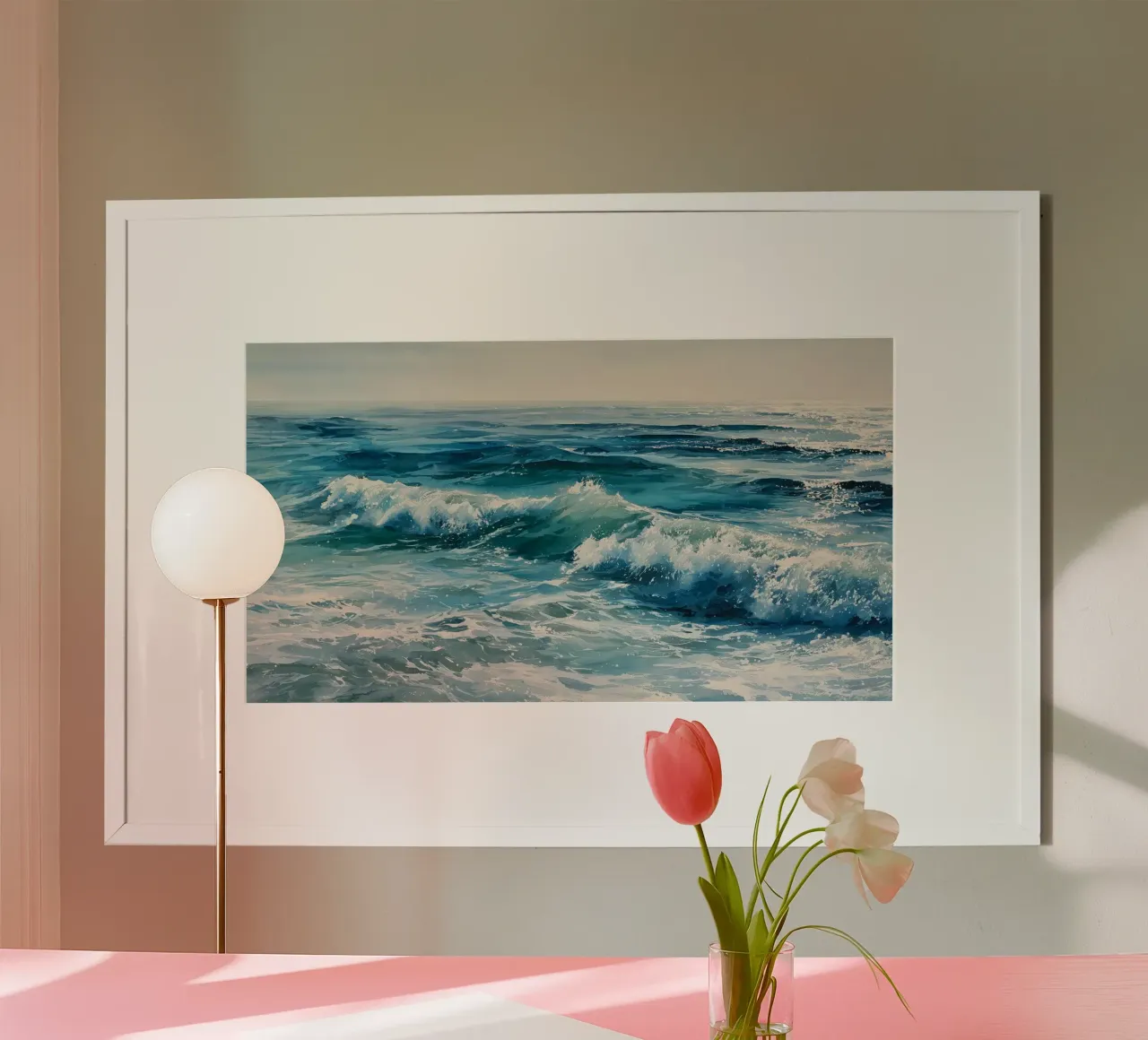 Sunlit Current poster by Matthias Keller Studio