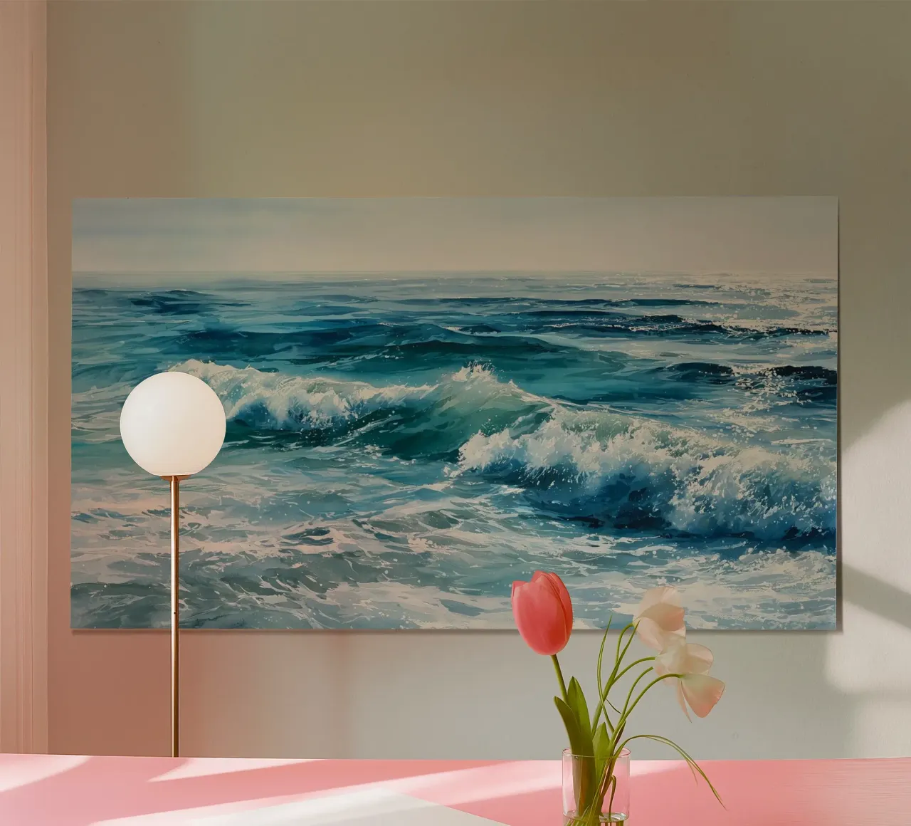 Sunlit Current poster by Matthias Keller Studio