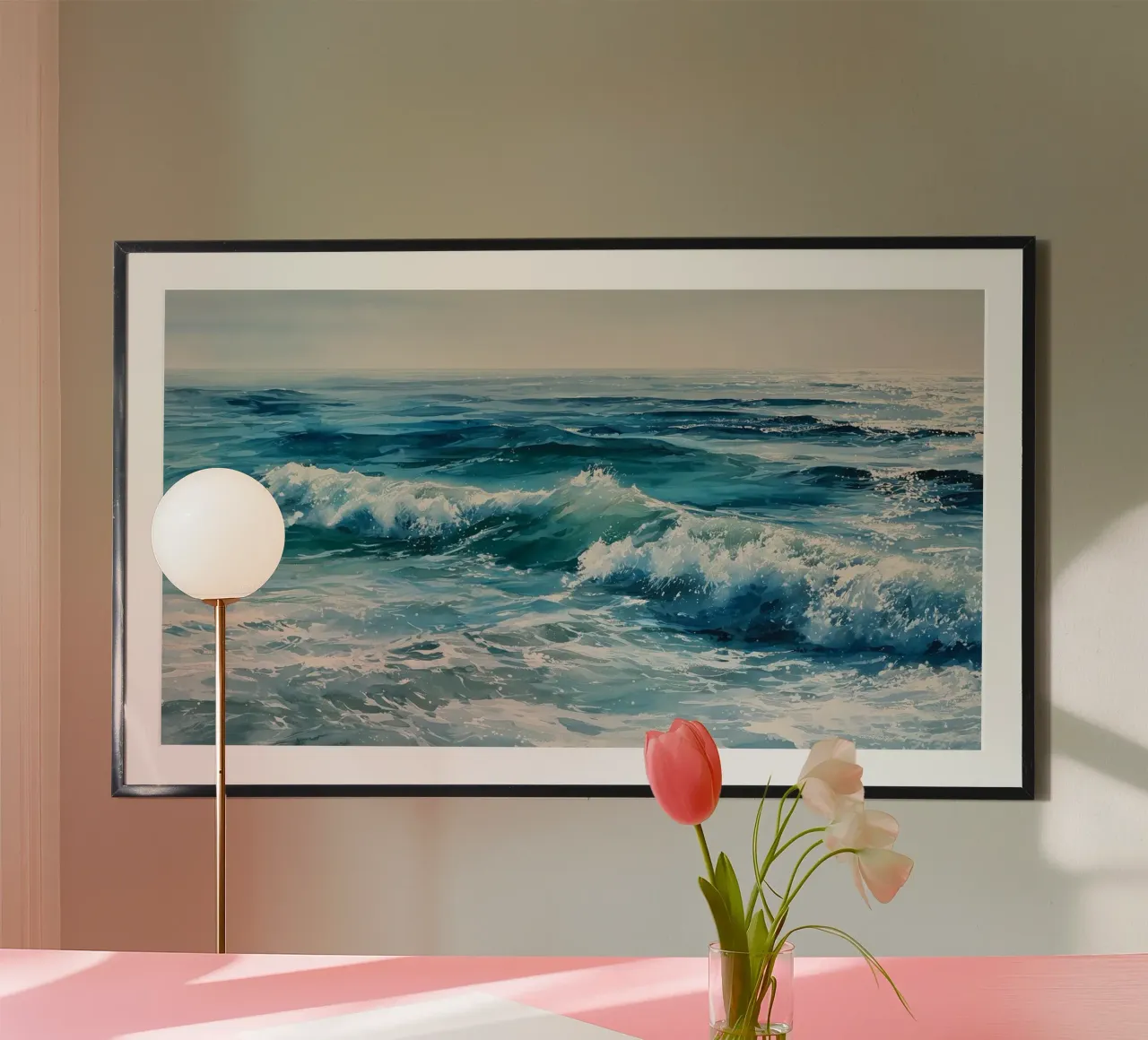 Sunlit Current poster by Matthias Keller Studio