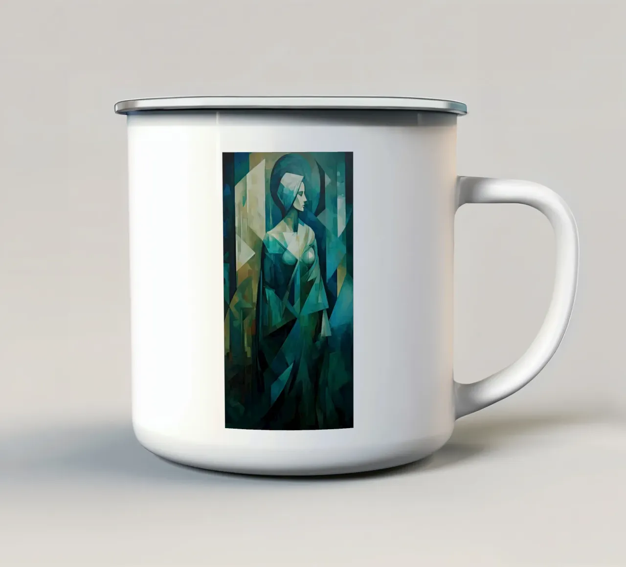 Arte da parete di Imagine tazza in smalto da Imagine