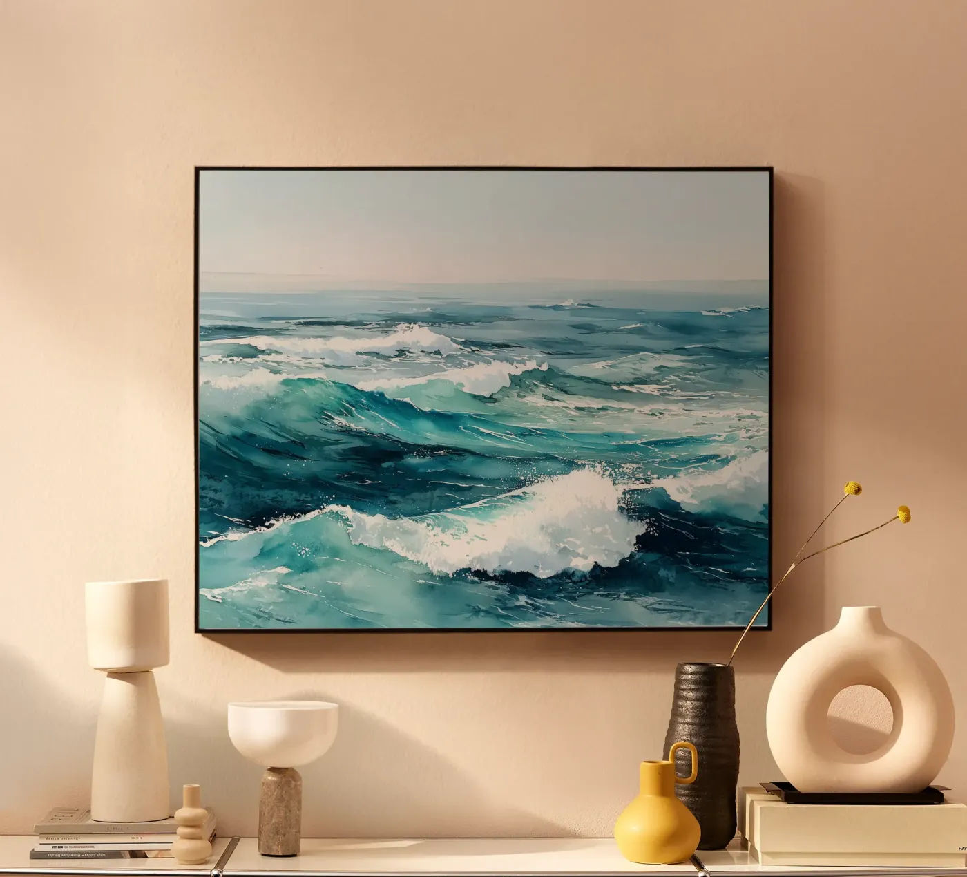 Emerald Drift acrylic glass by Matthias Keller Studio