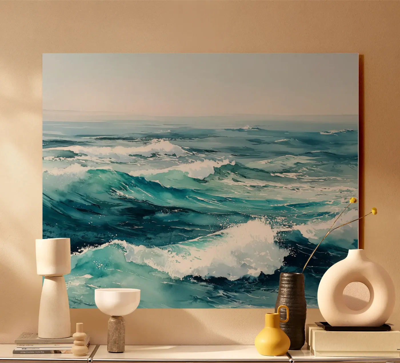 Emerald Drift acrylic glass by Matthias Keller Studio
