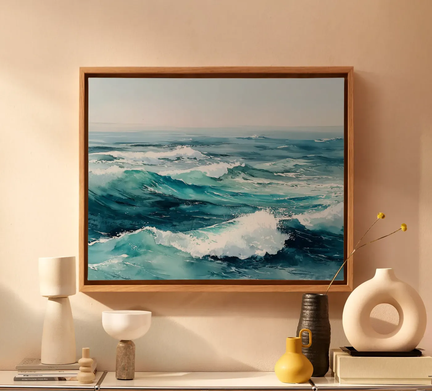 Emerald Drift canvas by Matthias Keller Studio