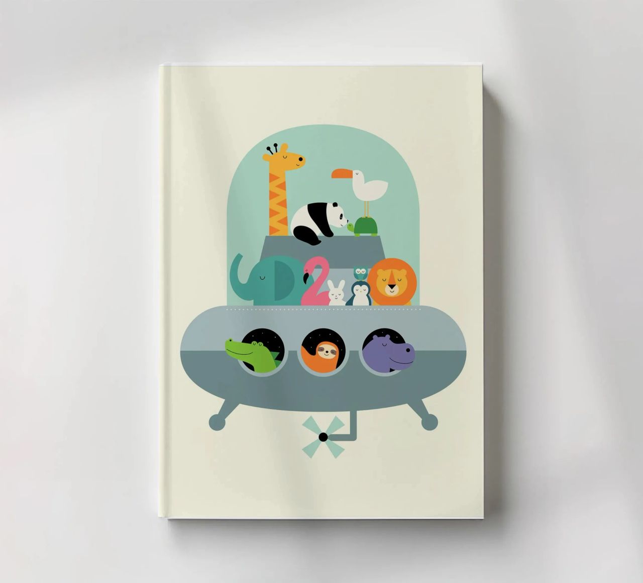 aboard a spaceship notebook by westface store
