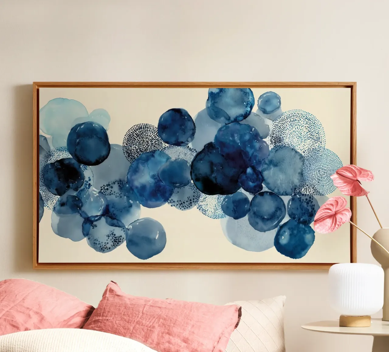 Tidepools in Bloom canvas by Matthias Keller Studio