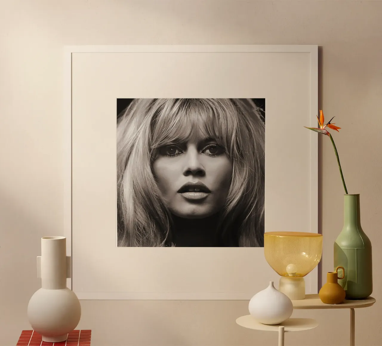 Ritratto in Messico, 1965 poster con telaio in plastica da Lorraine Mooore
