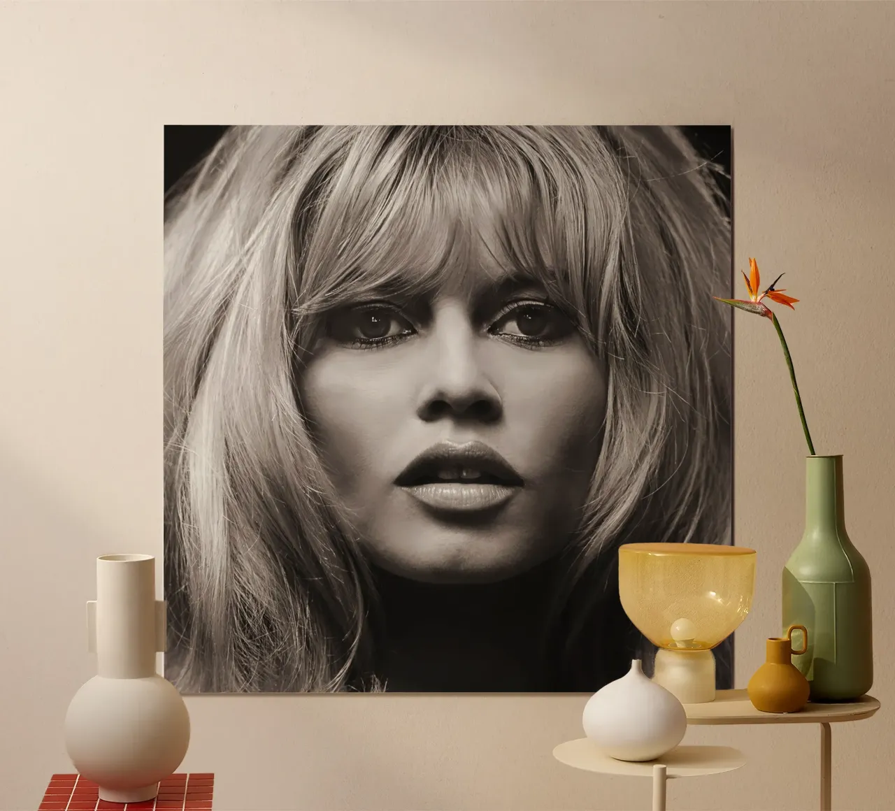 Ritratto in Messico, 1965 poster con telaio in plastica da Lorraine Mooore