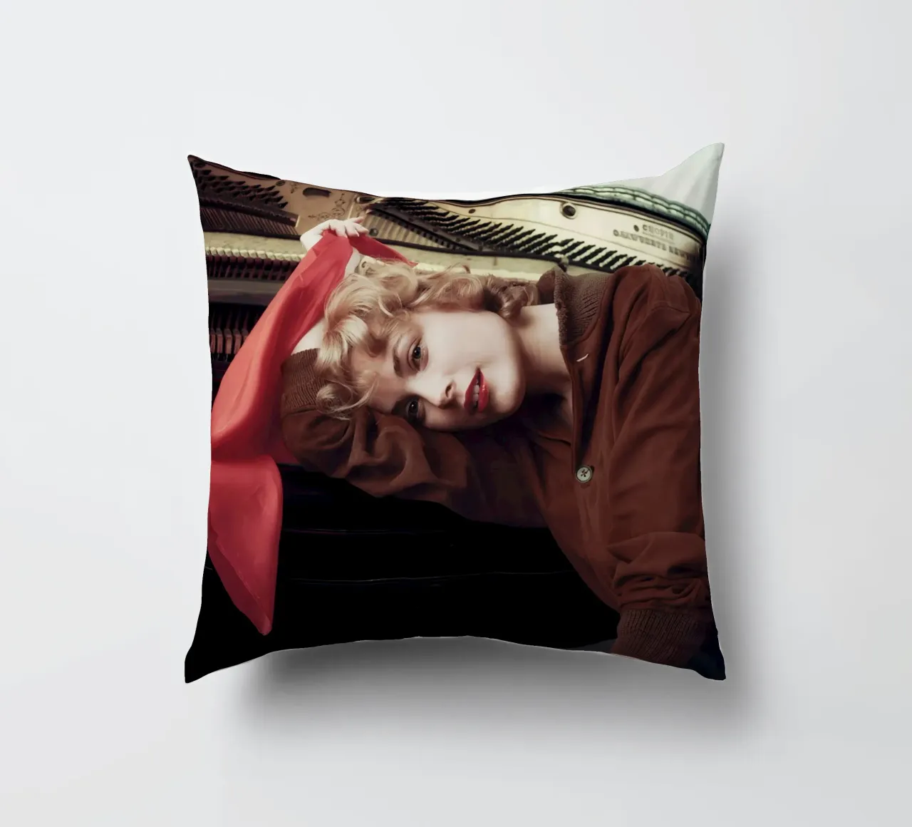 Grace For Look Magazine, 1953 decorative cushion by Lorraine Mooore