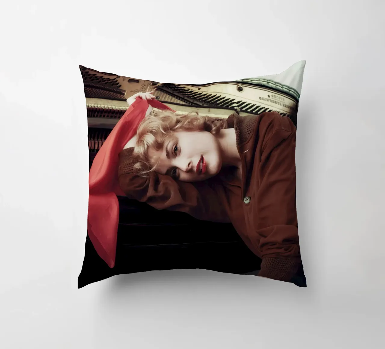 Grace For Look Magazine, 1953 decorative cushion by Lorraine Mooore