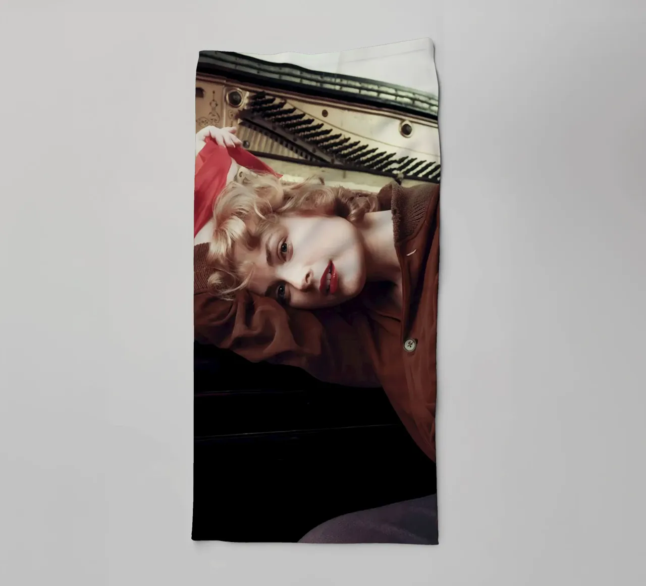 Grace For Look Magazine, 1953 towel by Lorraine Mooore