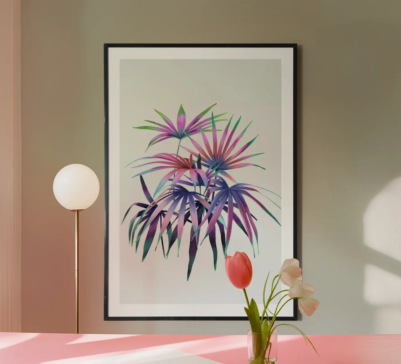 Bunte Palmen poster da youdesignme