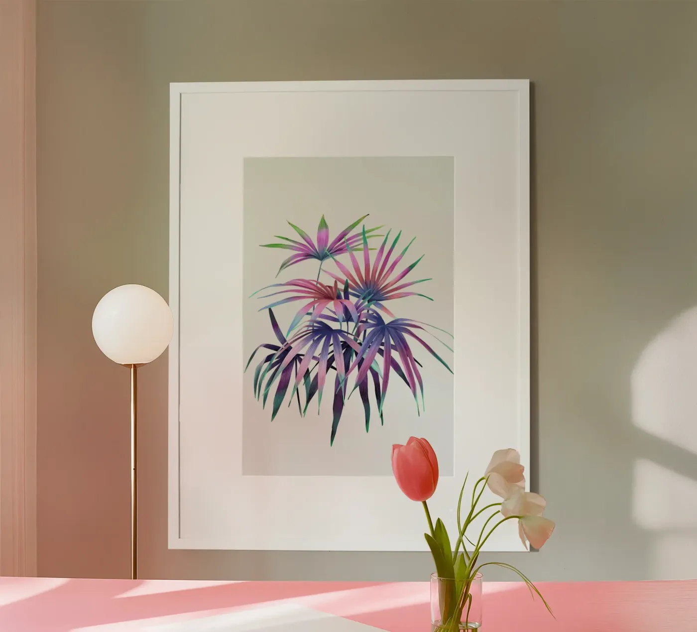 Bunte Palmen poster da youdesignme