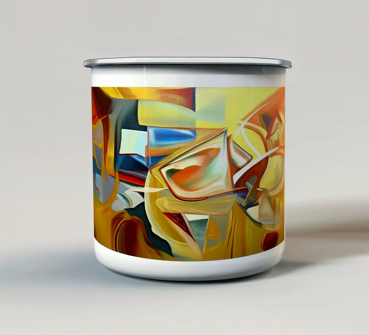 Arte da parete di Imagine tazza in smalto da Imagine