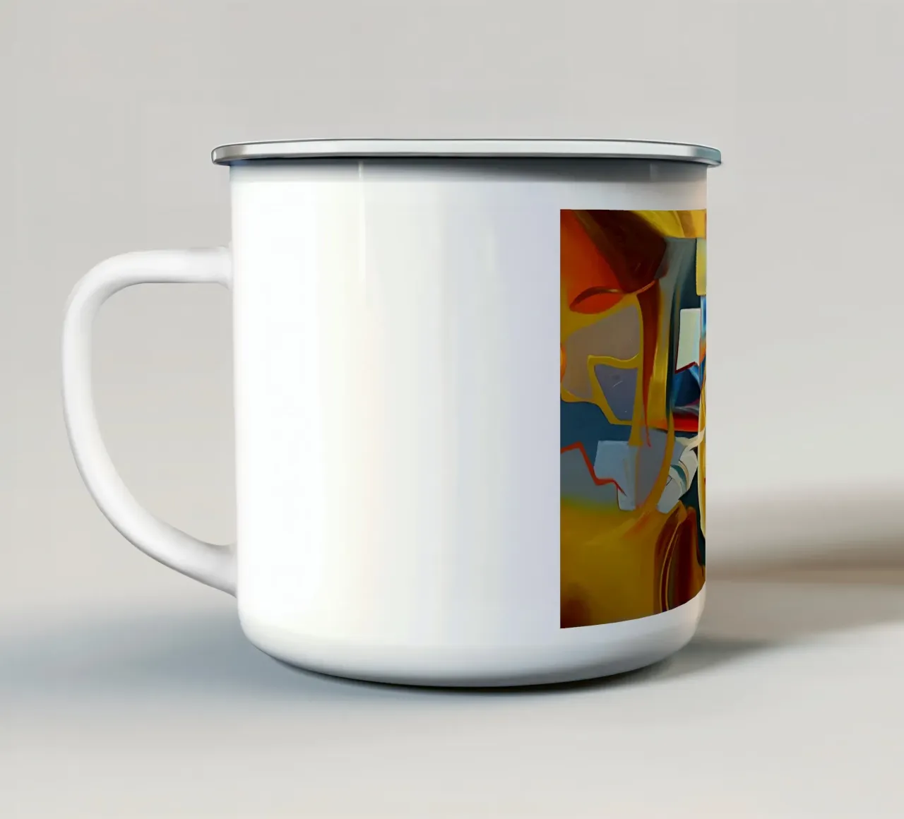 Arte da parete di Imagine tazza in smalto da Imagine