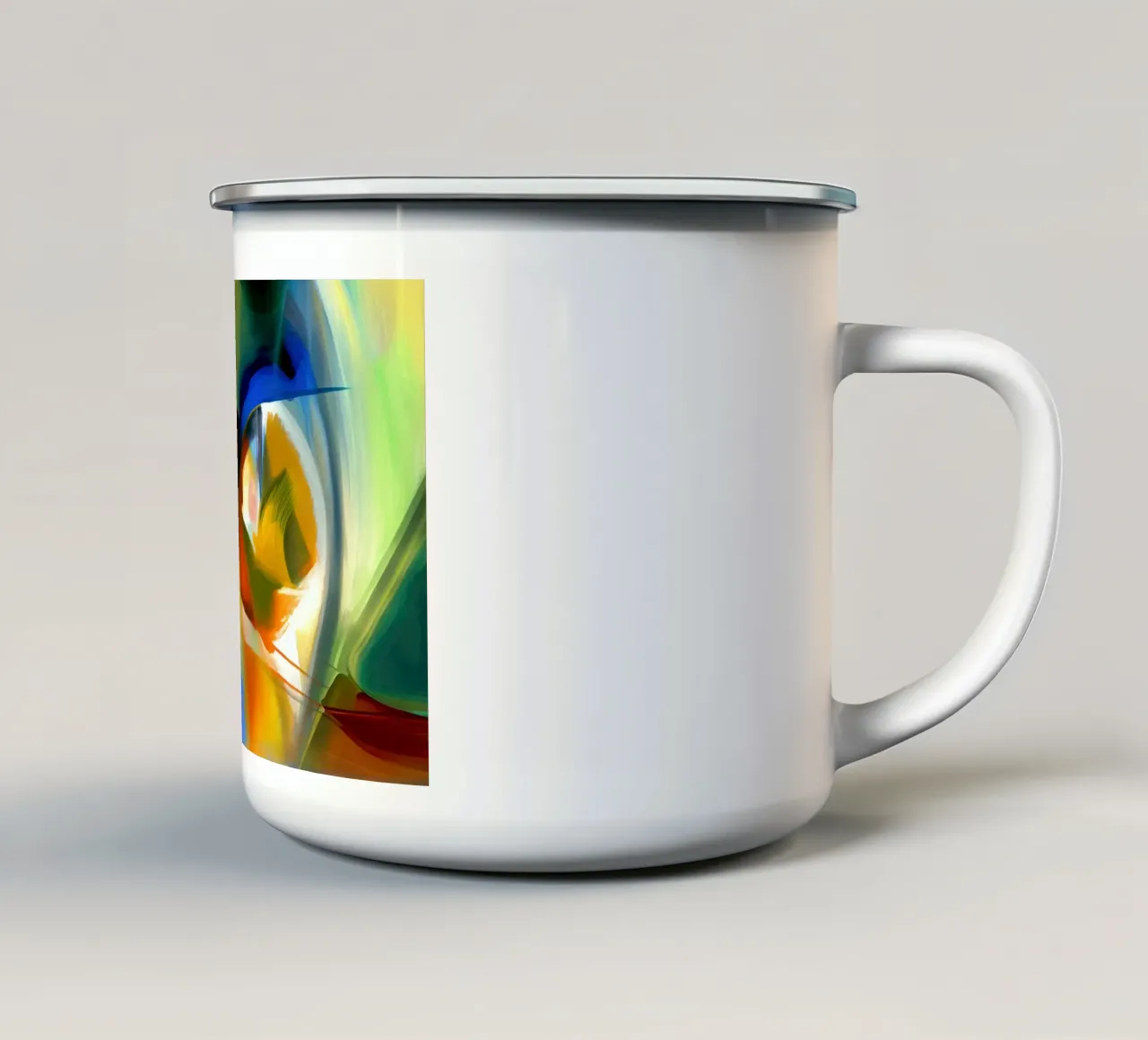 Arte da parete di Imagine tazza in smalto da Imagine