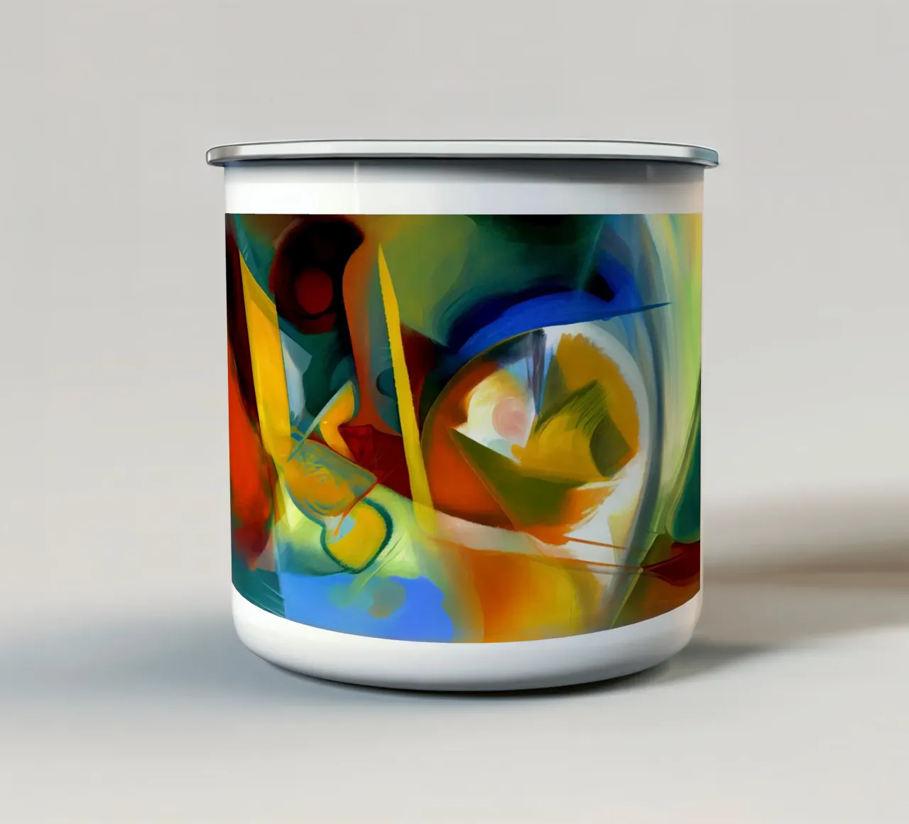 Arte da parete di Imagine tazza in smalto da Imagine