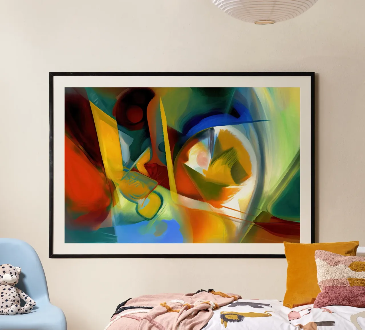 Arte da parete di Imagine poster con telaio in legno da Imagine