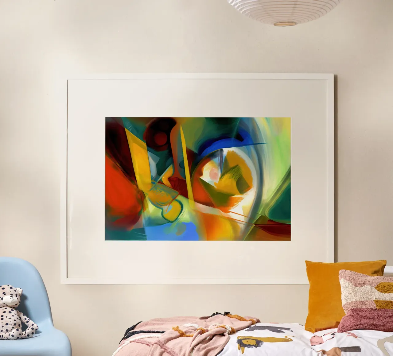 Arte da parete di Imagine poster con telaio in legno da Imagine