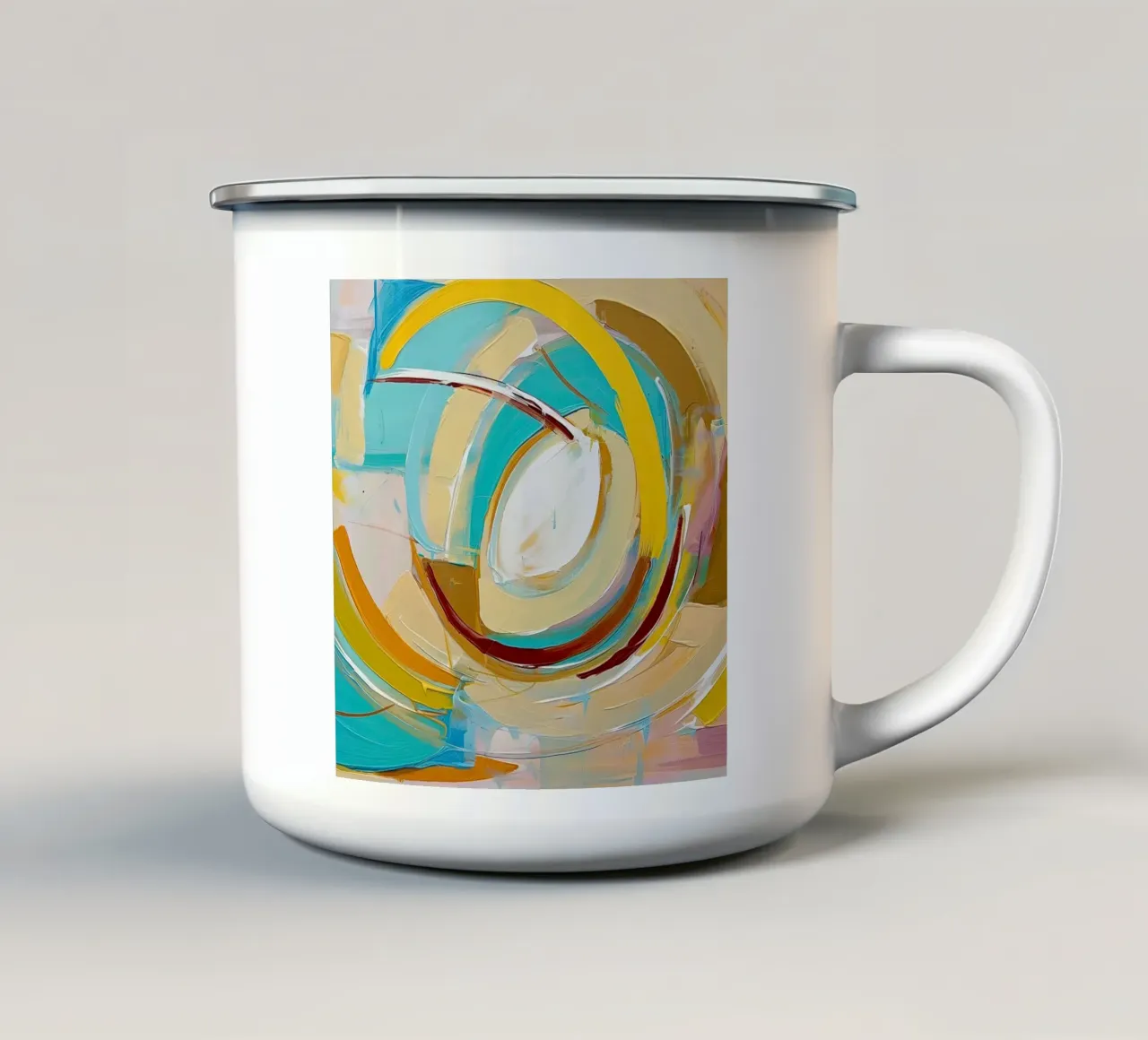 Arte da parete di Imagine tazza in smalto da Imagine
