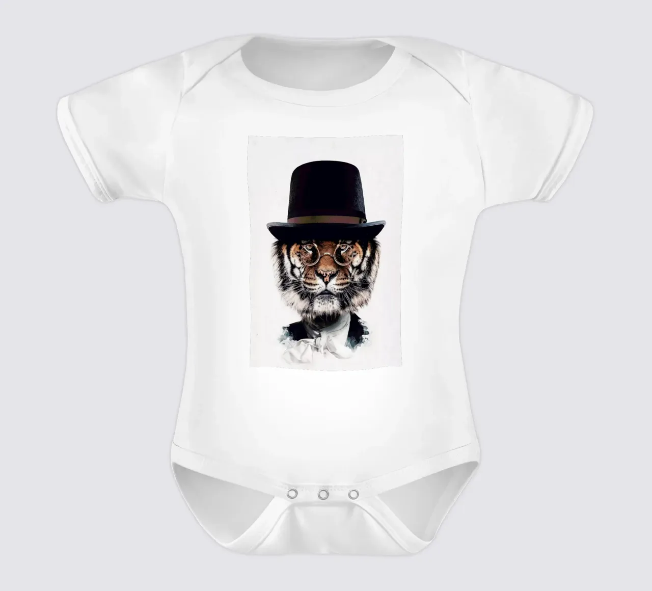 Classy Tiger Light body neonato maniche corte da Wouter Rikken