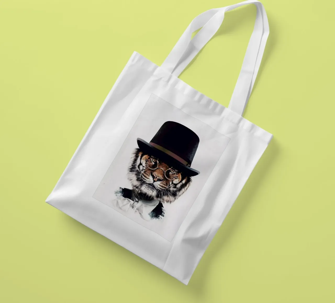 Classy Tiger Light tote bag by Wouter Rikken