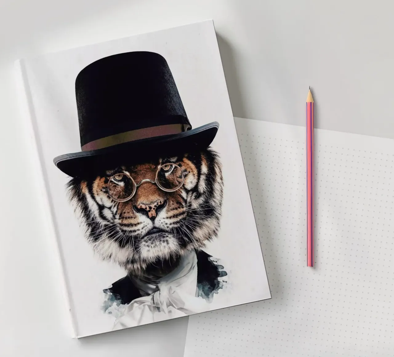 Classy Tiger Light notebook by Wouter Rikken