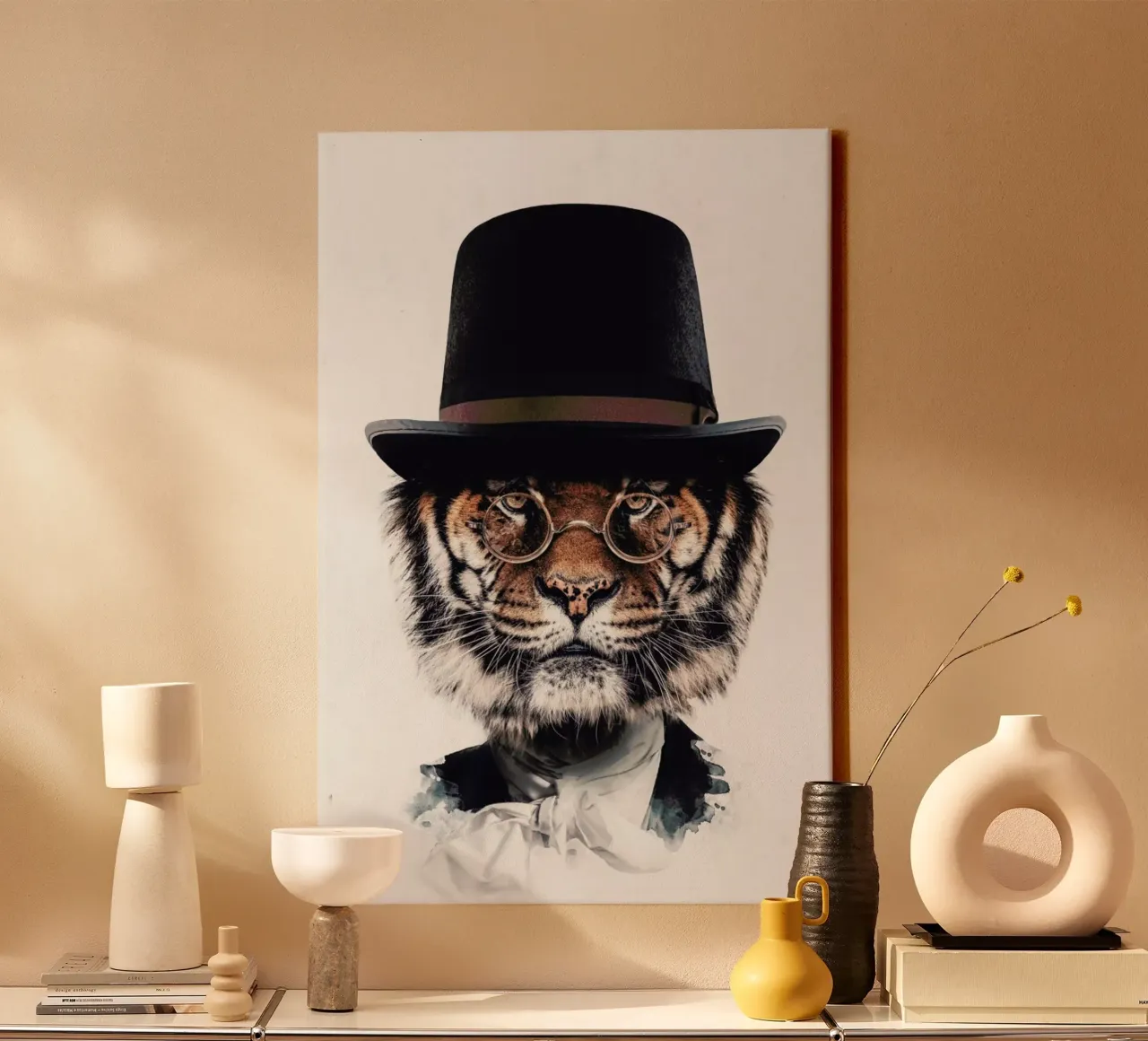 Classy Tiger Light tela con Cornice a cassetta da Wouter Rikken