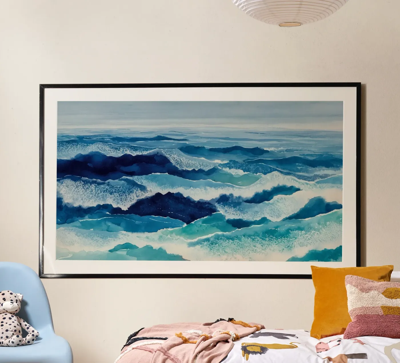 Ocean Ridges poster by Matthias Keller Studio