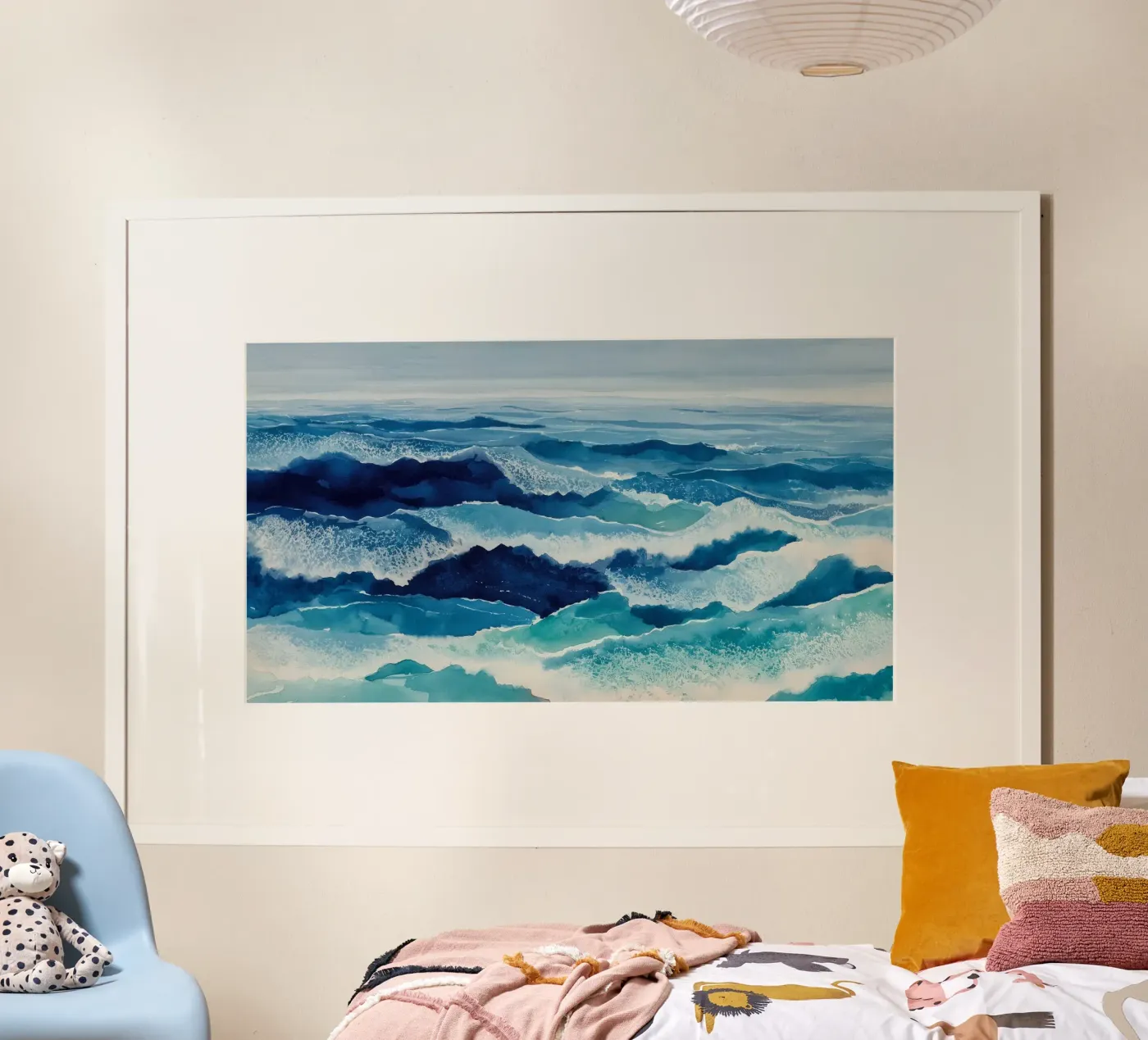 Ocean Ridges poster by Matthias Keller Studio