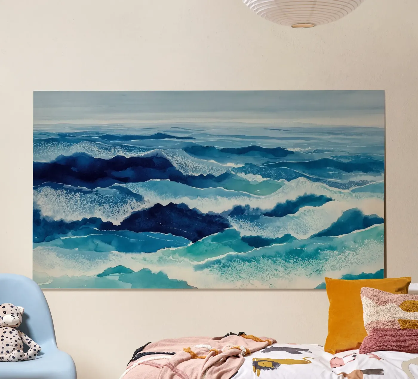 Ocean Ridges poster by Matthias Keller Studio