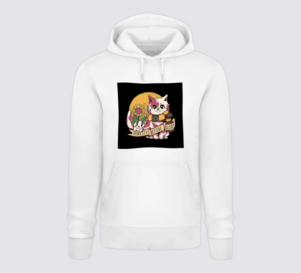 Giant Cat, Tiny Elephant felpa con cappuccio da Tobe Fonseca