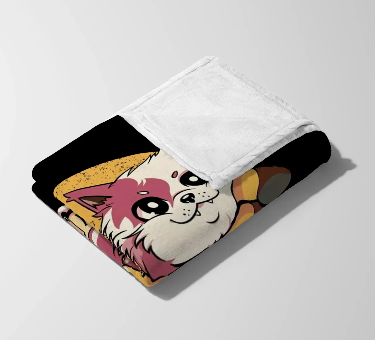 Giant Cat, Tiny Elephant coperta in pile da Tobe Fonseca