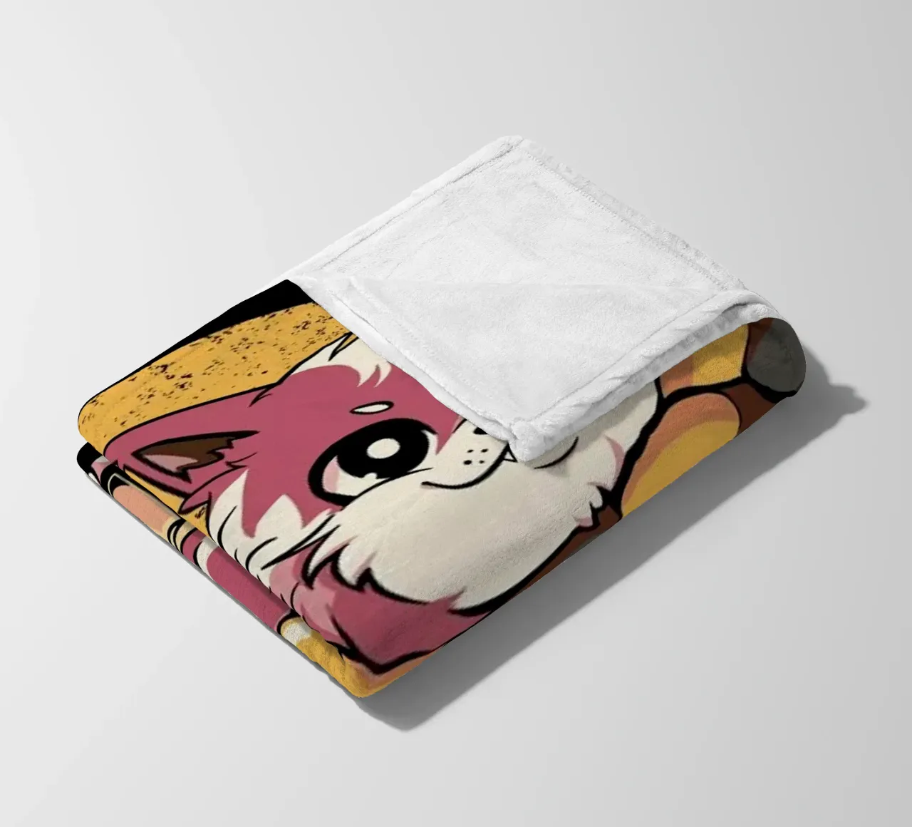 Giant Cat, Tiny Elephant coperta in pile da Tobe Fonseca