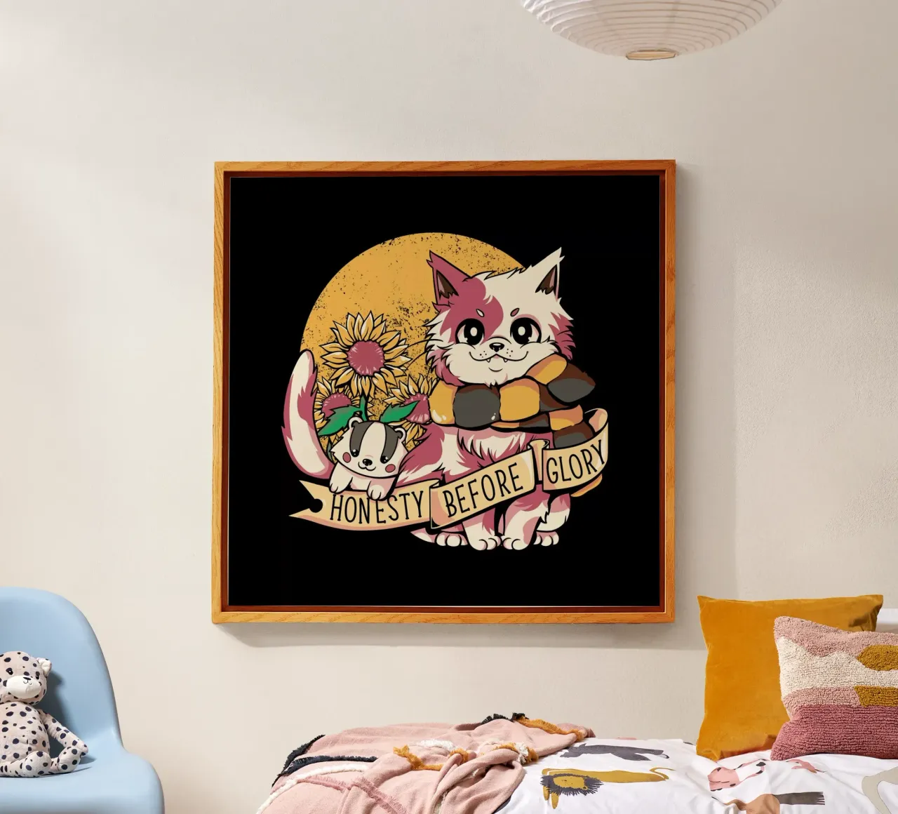 Giant Cat, Tiny Elephant plexiglass da Tobe Fonseca