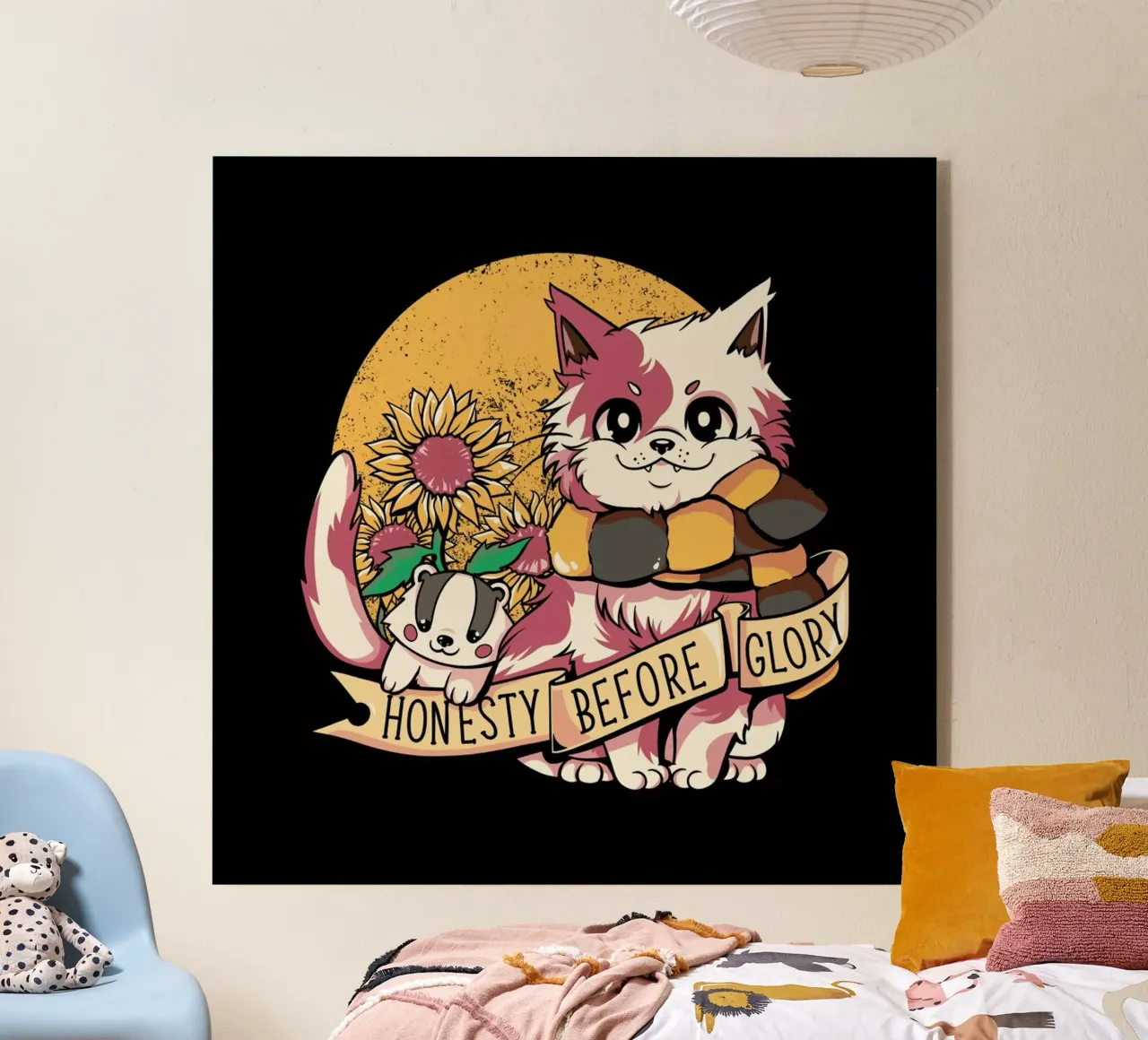 Giant Cat, Tiny Elephant plexiglass da Tobe Fonseca