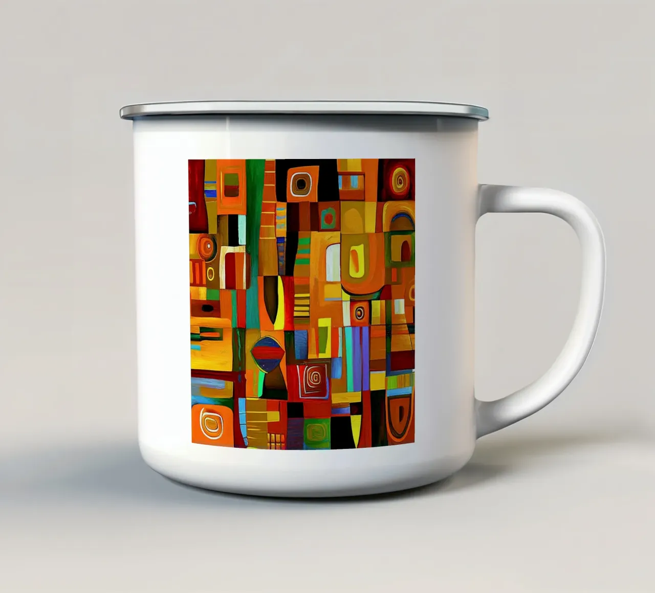 Arte da parete di Imagine tazza in smalto da Imagine