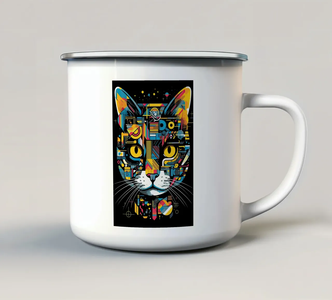 Arte da parete di Imagine tazza in smalto da Imagine