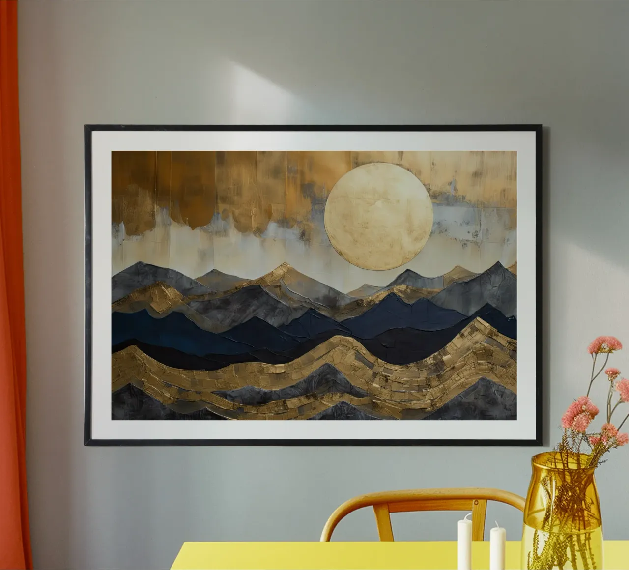 Arte da parete di Imagine poster con telaio in alluminio da Imagine