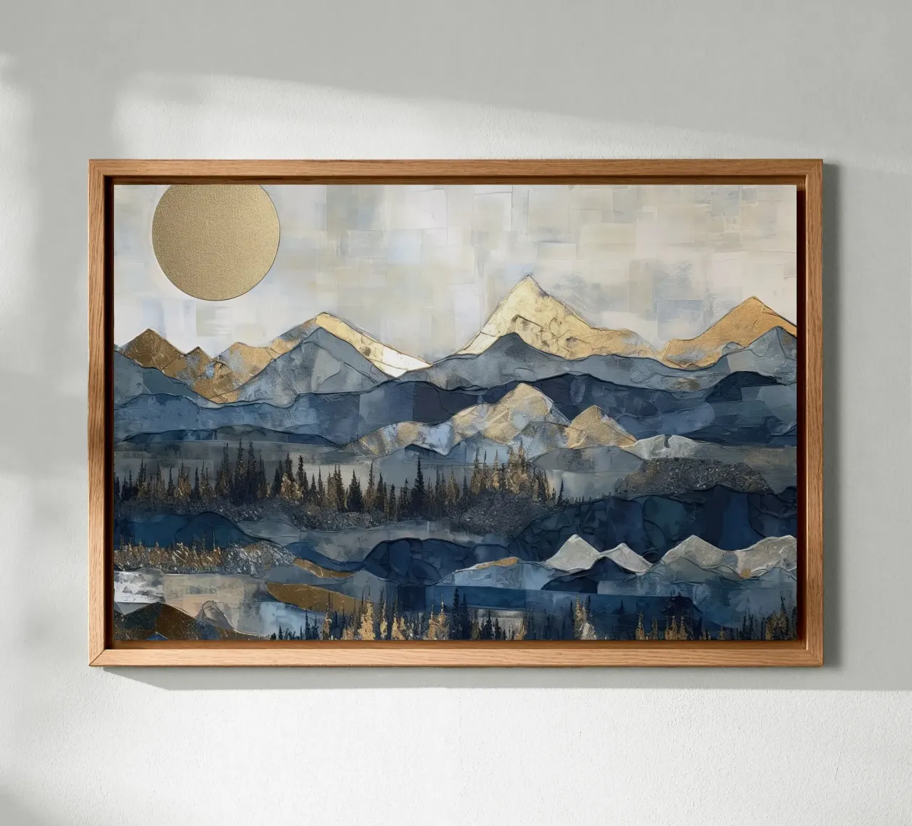 Wandkunst von Imagine Leinwand mit Schattenfugenrahmen von Imagine