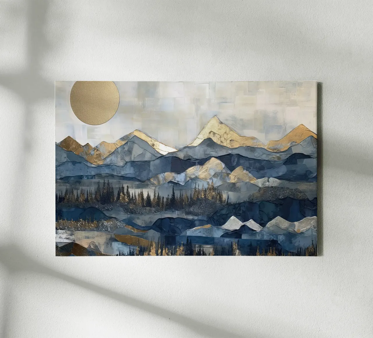 Wandkunst von Imagine Leinwand mit Schattenfugenrahmen von Imagine