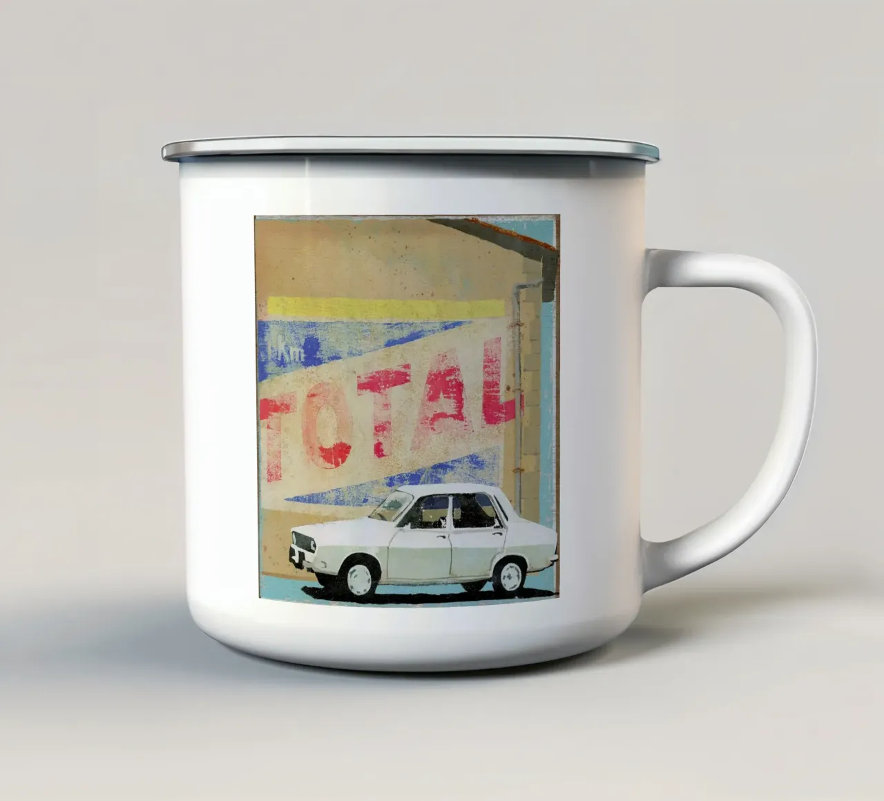 Total 1 Final 1 mug en émail de Andy Bridge