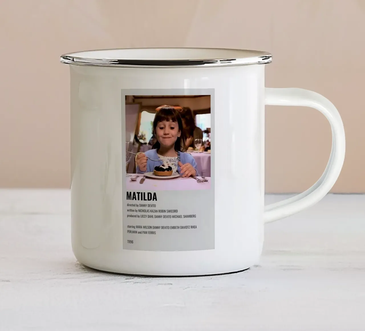 MATILDA tazza in smalto da MVFminimalist