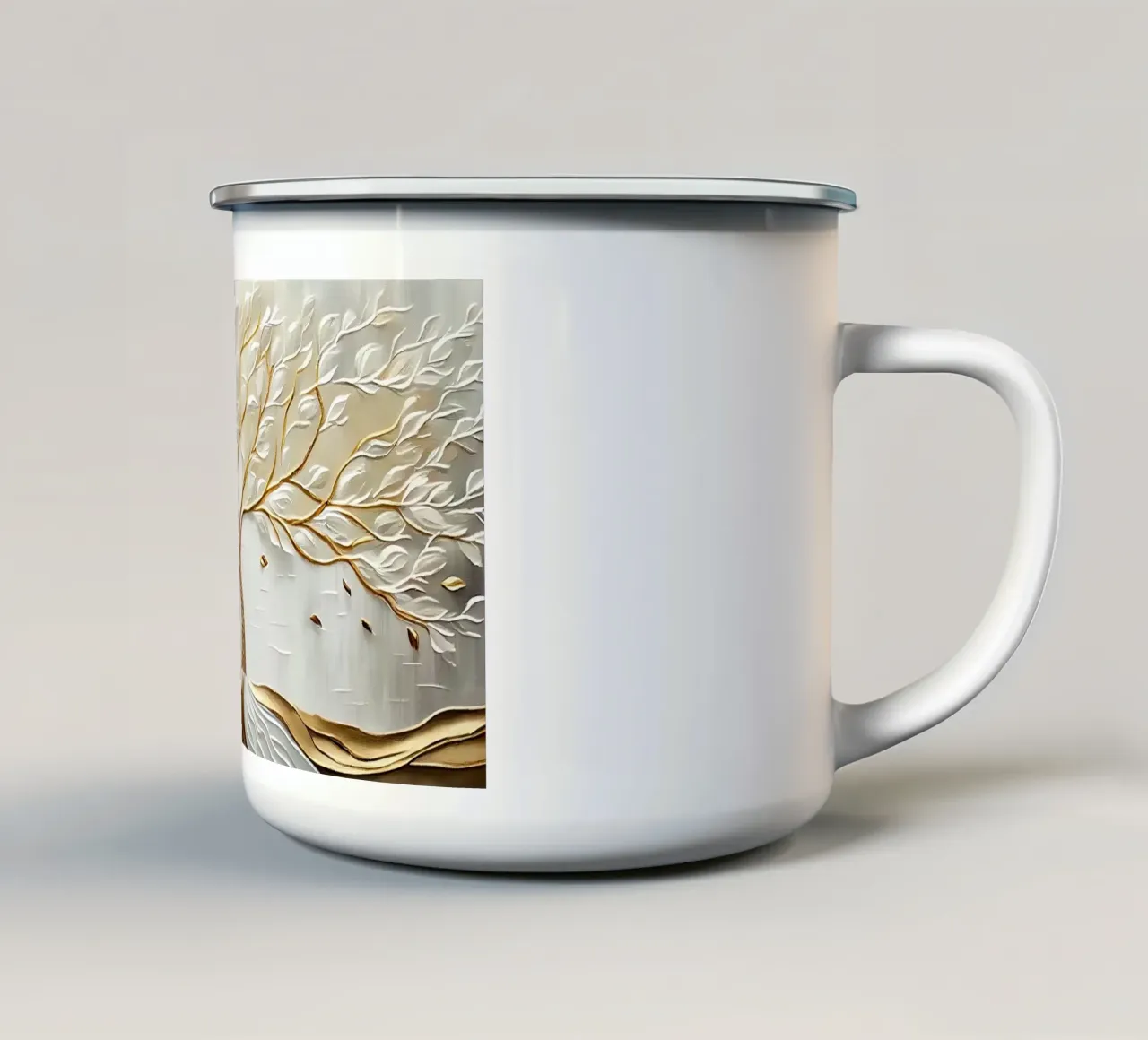 Arte da parete di Imagine tazza in smalto da Imagine