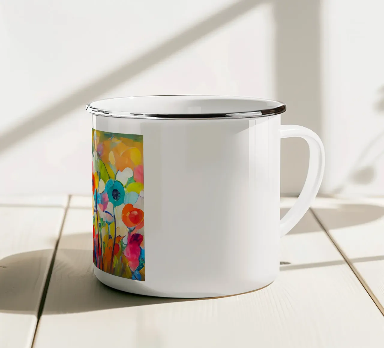 Arte da parete di Imagine tazza in smalto da Imagine