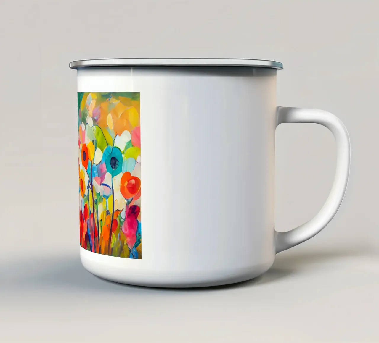 Arte da parete di Imagine tazza in smalto da Imagine
