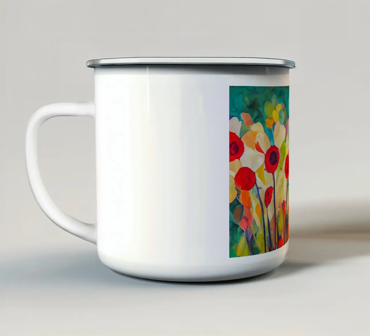 Arte da parete di Imagine tazza in smalto da Imagine