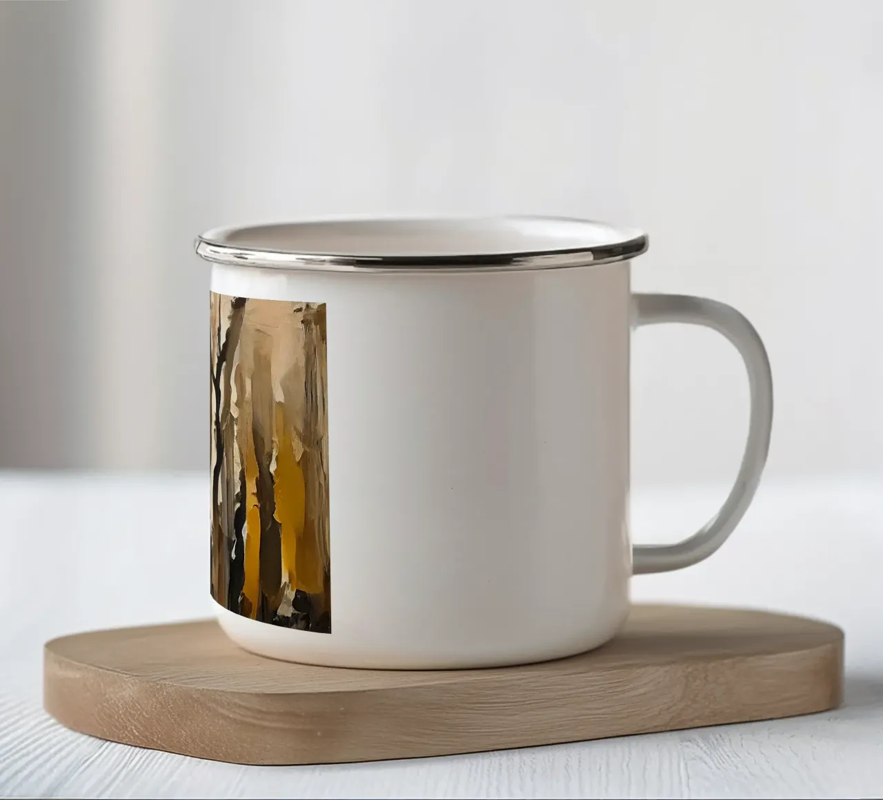 Arte da parete di Imagine tazza in smalto da Imagine