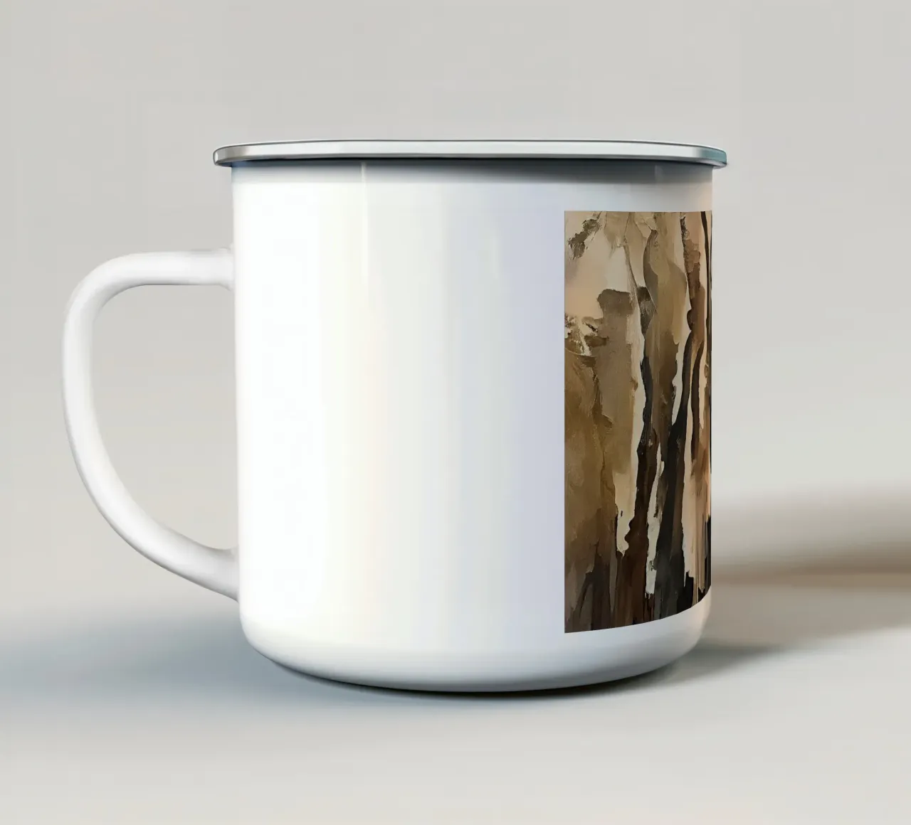 Arte da parete di Imagine tazza in smalto da Imagine